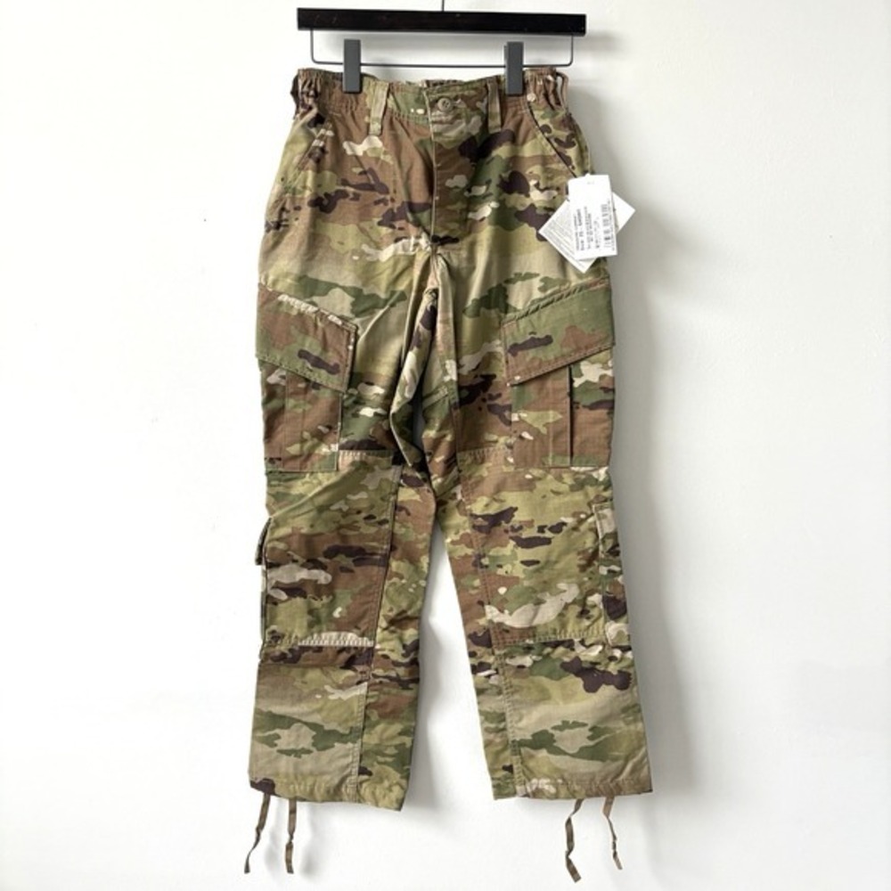 NWT Cargo Pants Women 25 Camouflage Military Fatigues Regular Short Outdoor - Picture 2 of 12